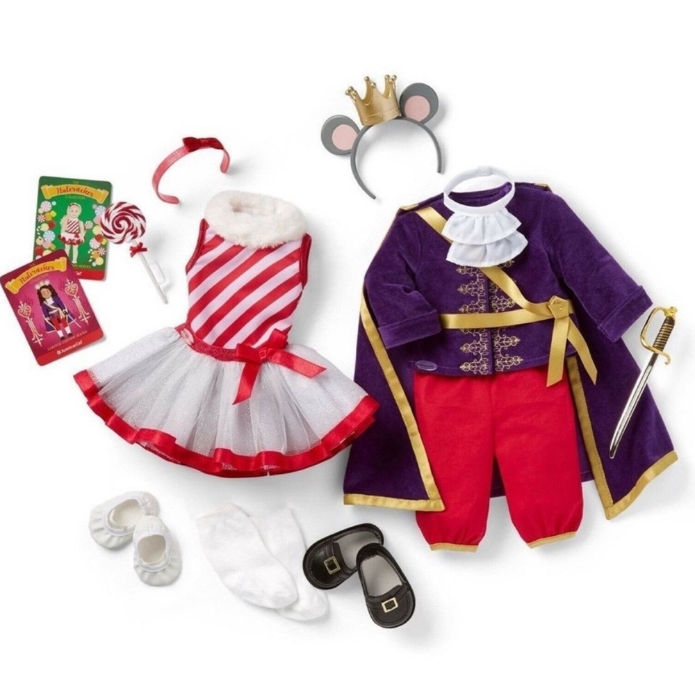 NEW American Girl LAND OF SWEETS & MOUSE KING Nutcracker Suite Ballet 2 Outfits!